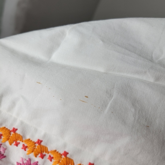 J CREW Boho Embroidered Top Size 2 NWT - Picture 7 of 7